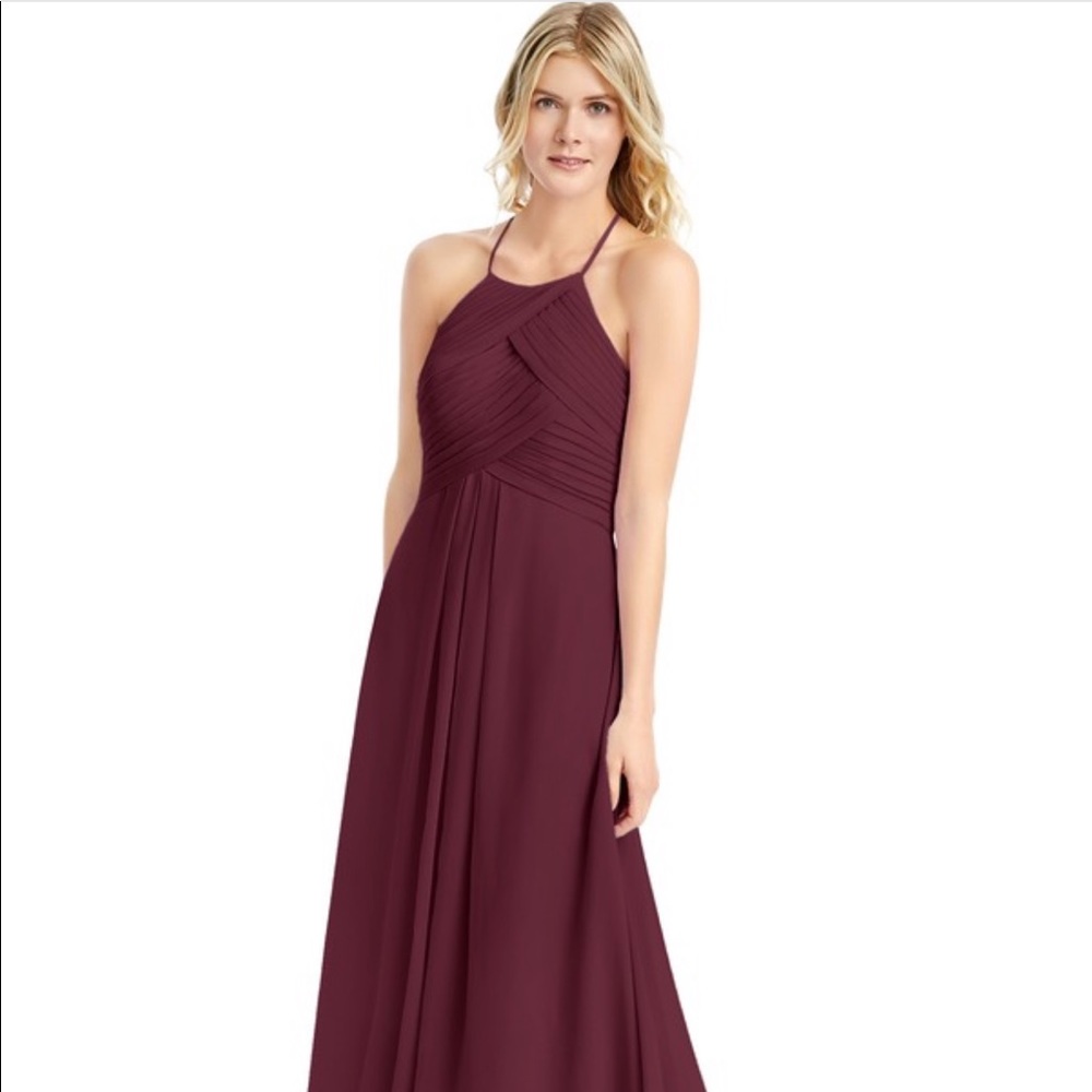 Azazie Ginger in Cabernet